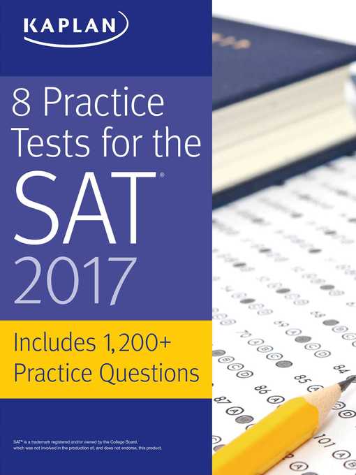 Title details for 8 Practice Tests for the SAT 2017 by Kaplan Test Prep - Wait list